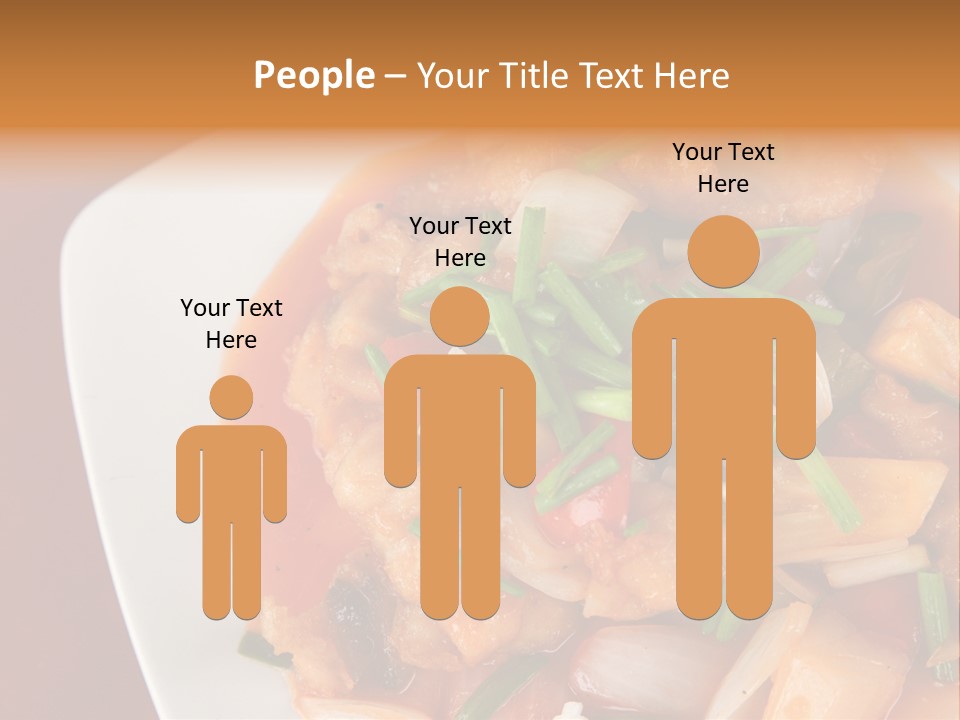 Vegetable Stir Food PowerPoint Template