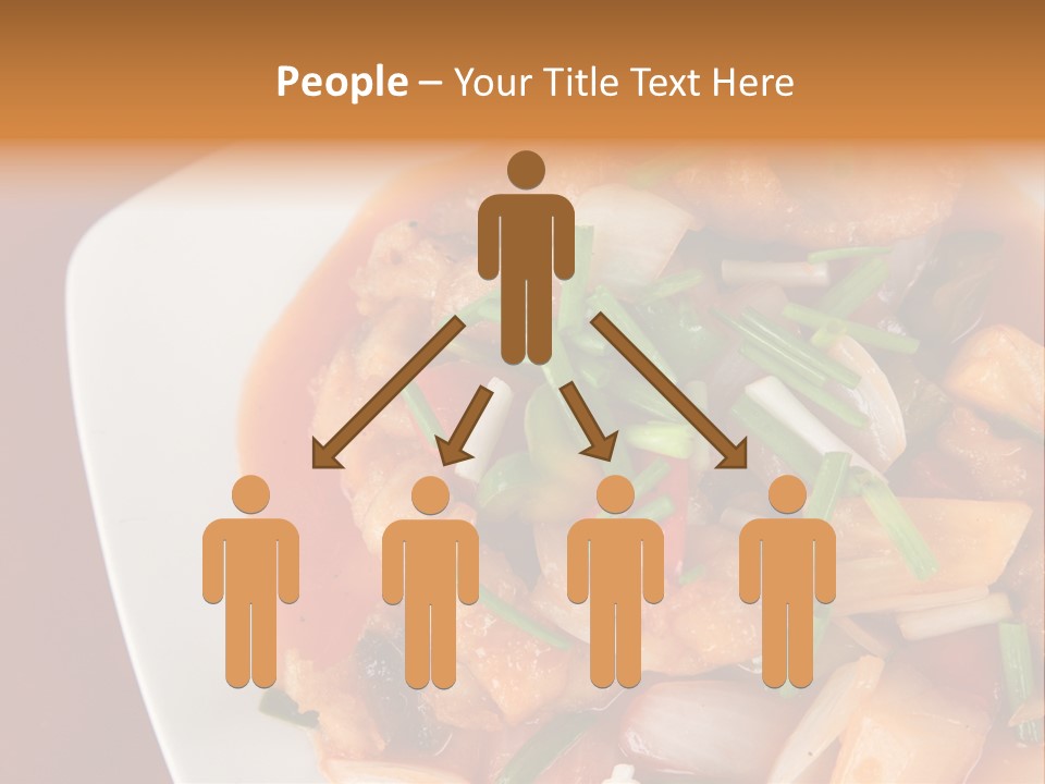 Vegetable Stir Food PowerPoint Template