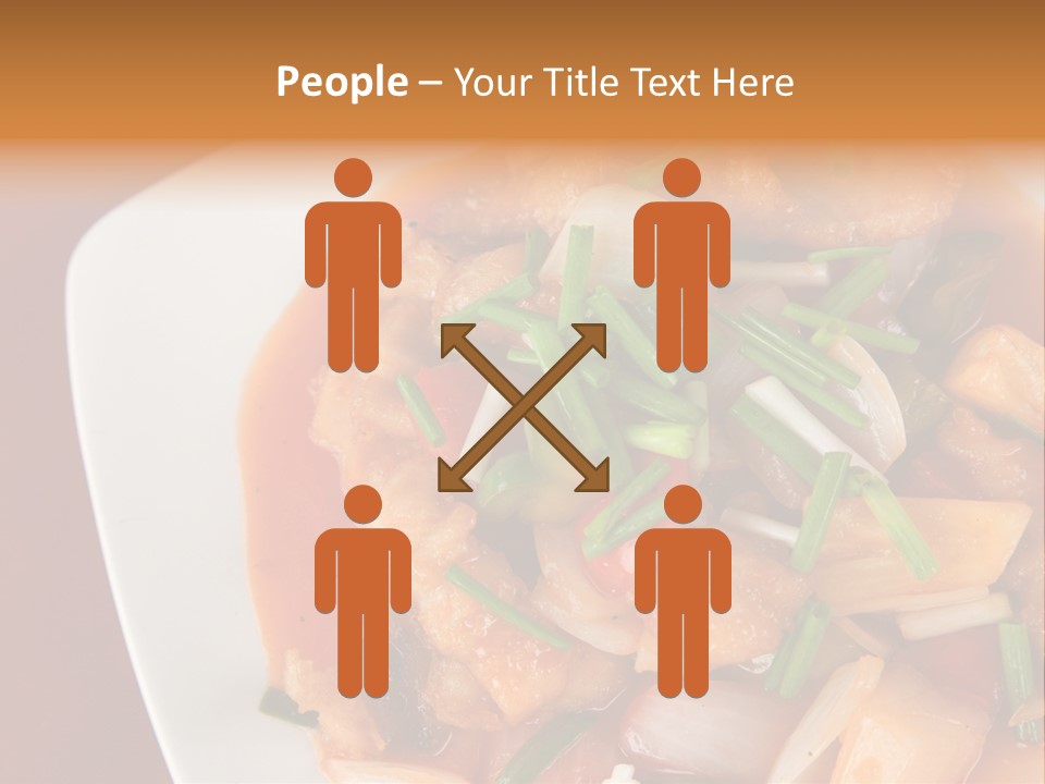 Vegetable Stir Food PowerPoint Template