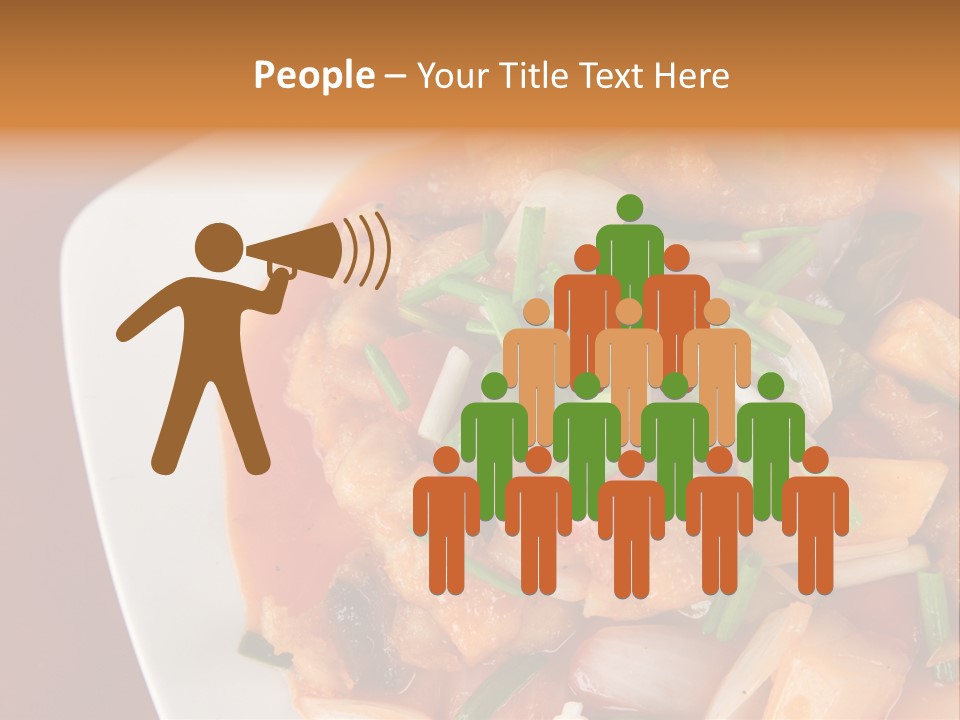 Vegetable Stir Food PowerPoint Template