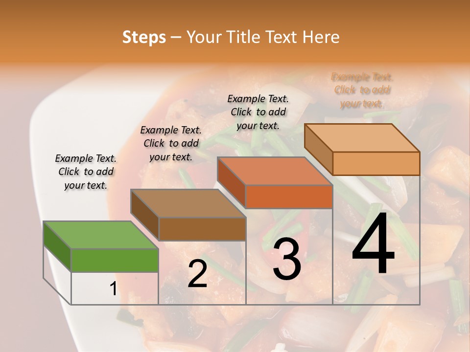 Vegetable Stir Food PowerPoint Template