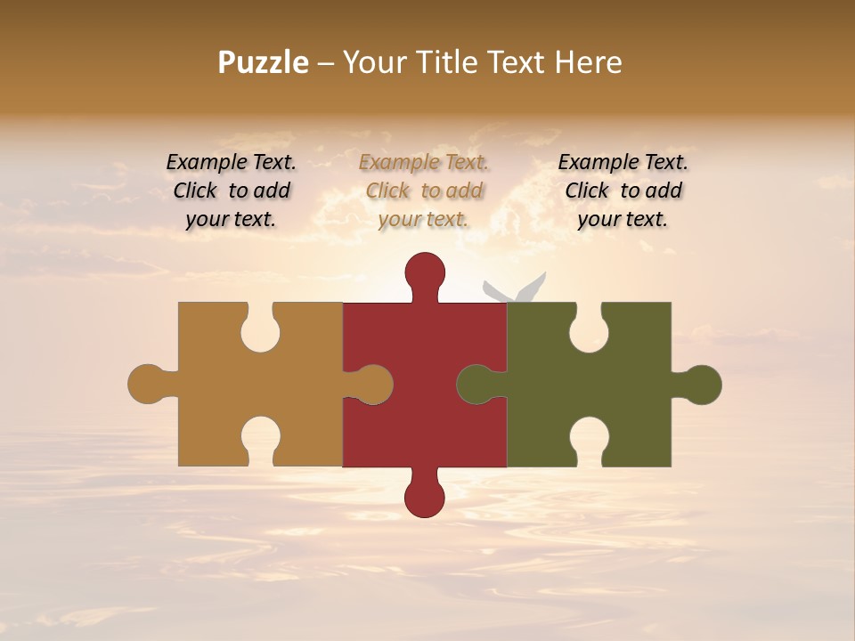 Tourism Ecological Texture PowerPoint Template