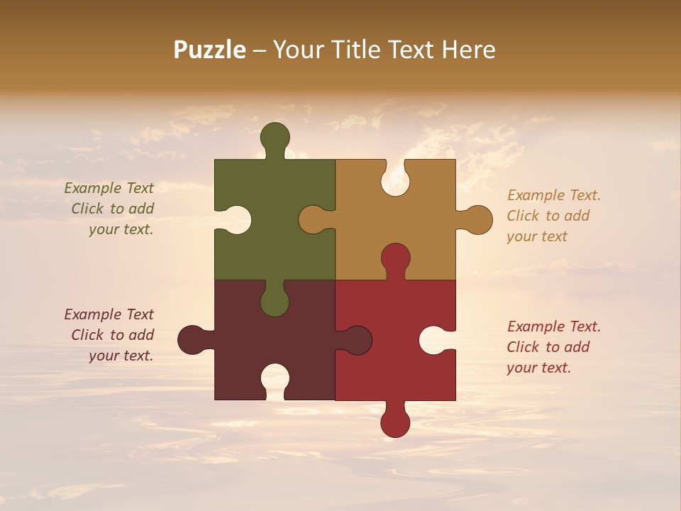 Tourism Ecological Texture PowerPoint Template