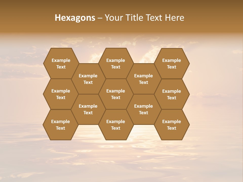 Tourism Ecological Texture PowerPoint Template