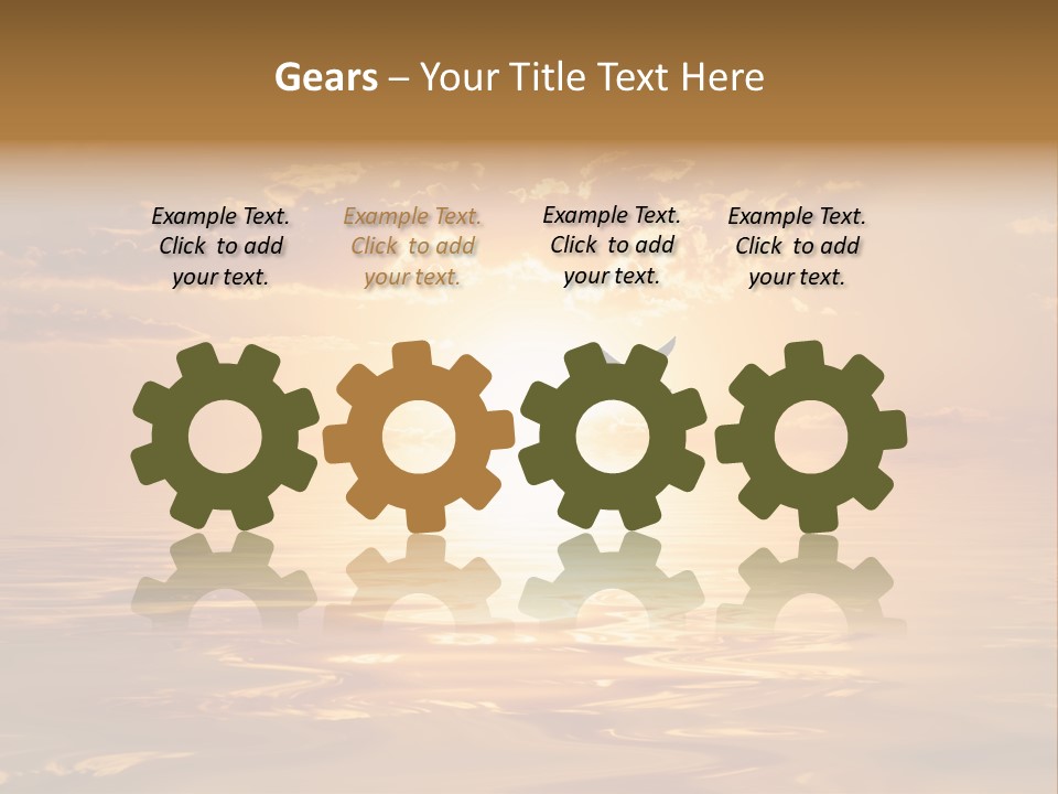 Tourism Ecological Texture PowerPoint Template