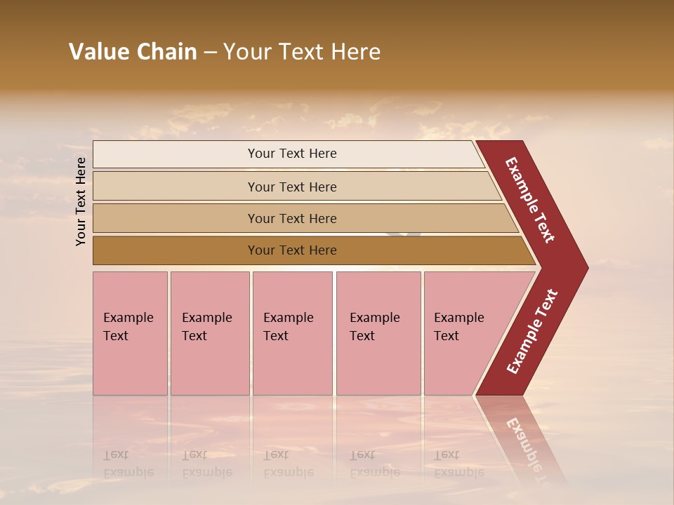 Tourism Ecological Texture PowerPoint Template