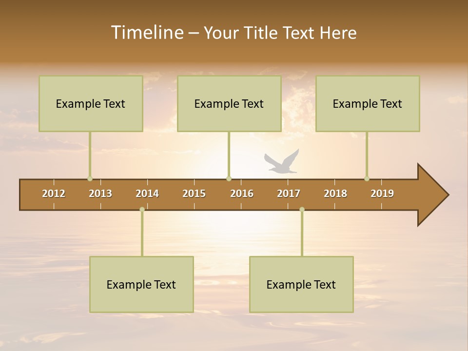 Tourism Ecological Texture PowerPoint Template