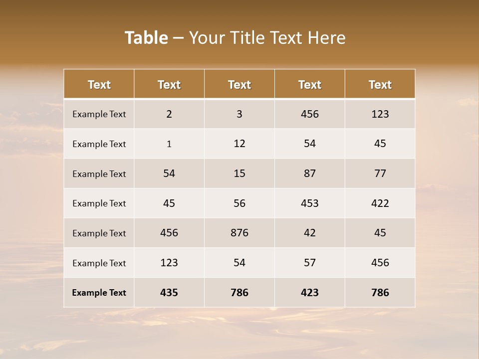 Tourism Ecological Texture PowerPoint Template