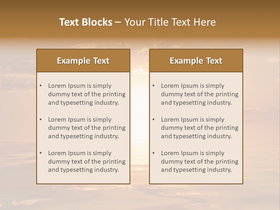 Tourism Ecological Texture PowerPoint Template
