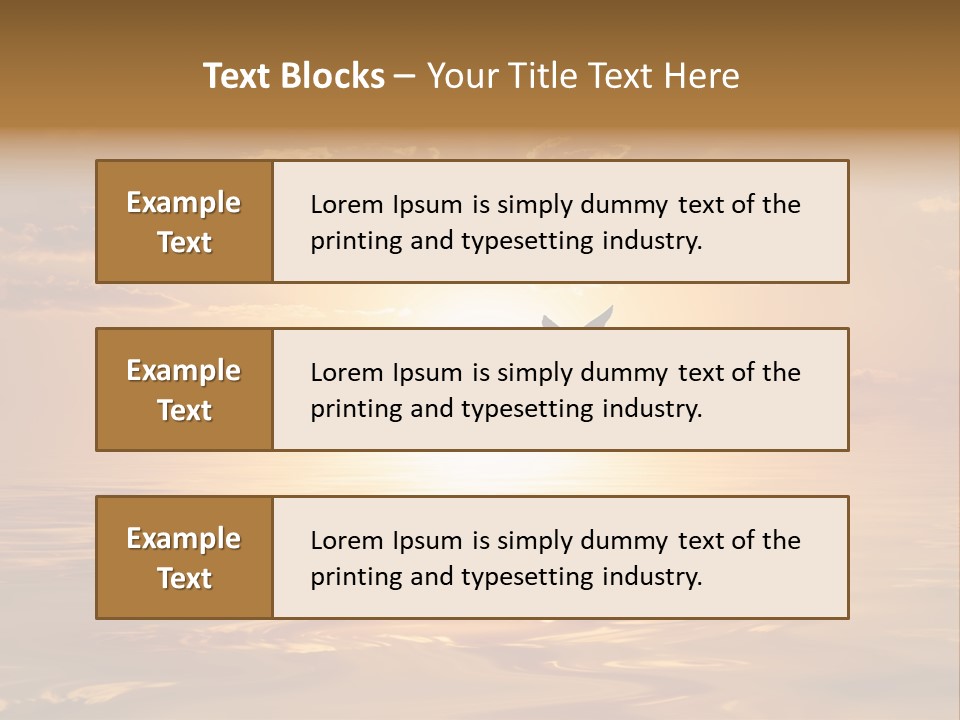 Tourism Ecological Texture PowerPoint Template
