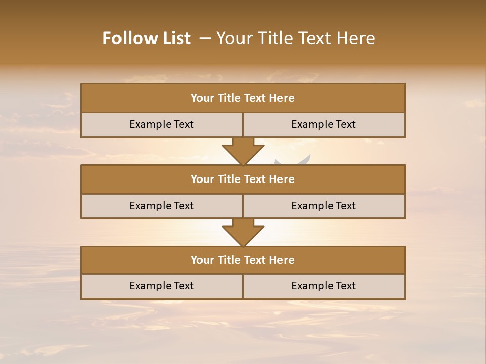 Tourism Ecological Texture PowerPoint Template