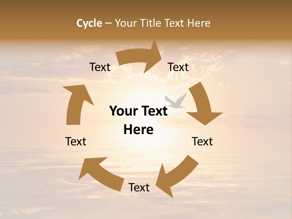 Tourism Ecological Texture PowerPoint Template
