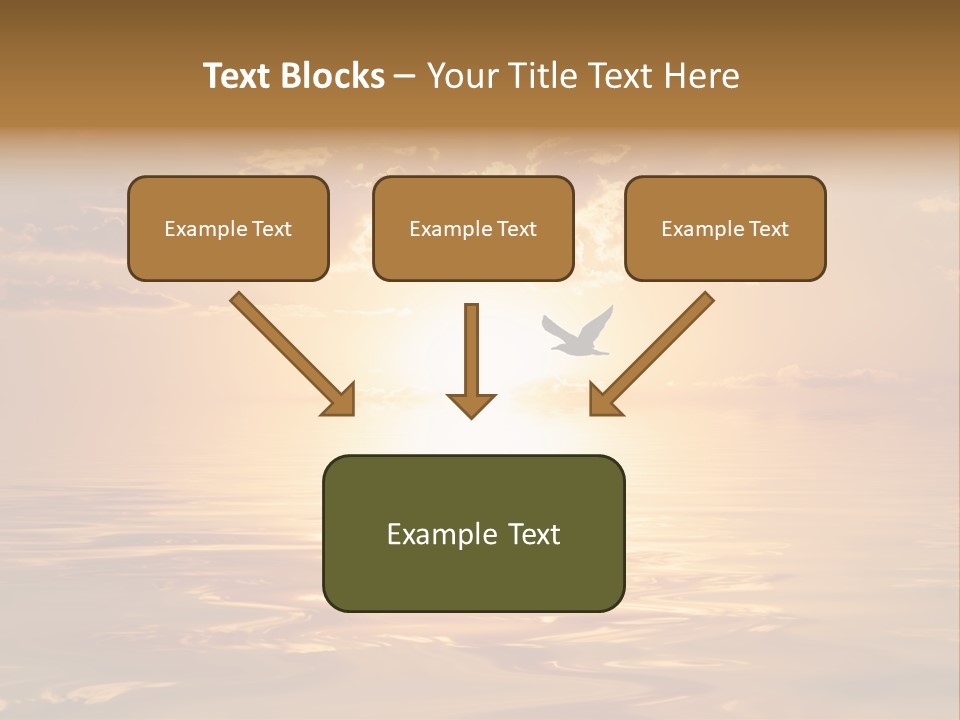 Tourism Ecological Texture PowerPoint Template
