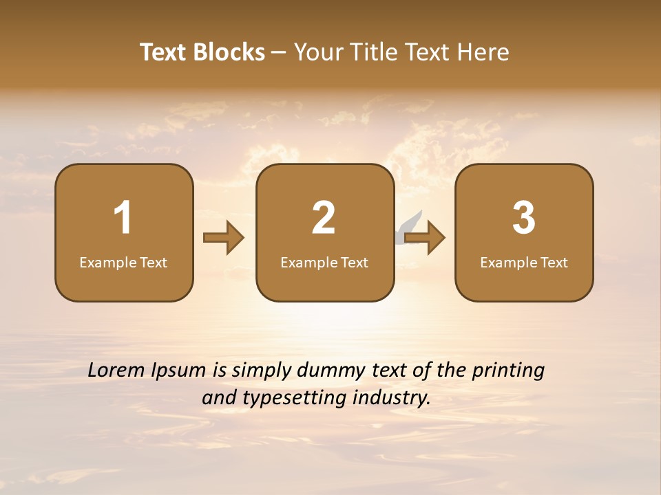 Tourism Ecological Texture PowerPoint Template