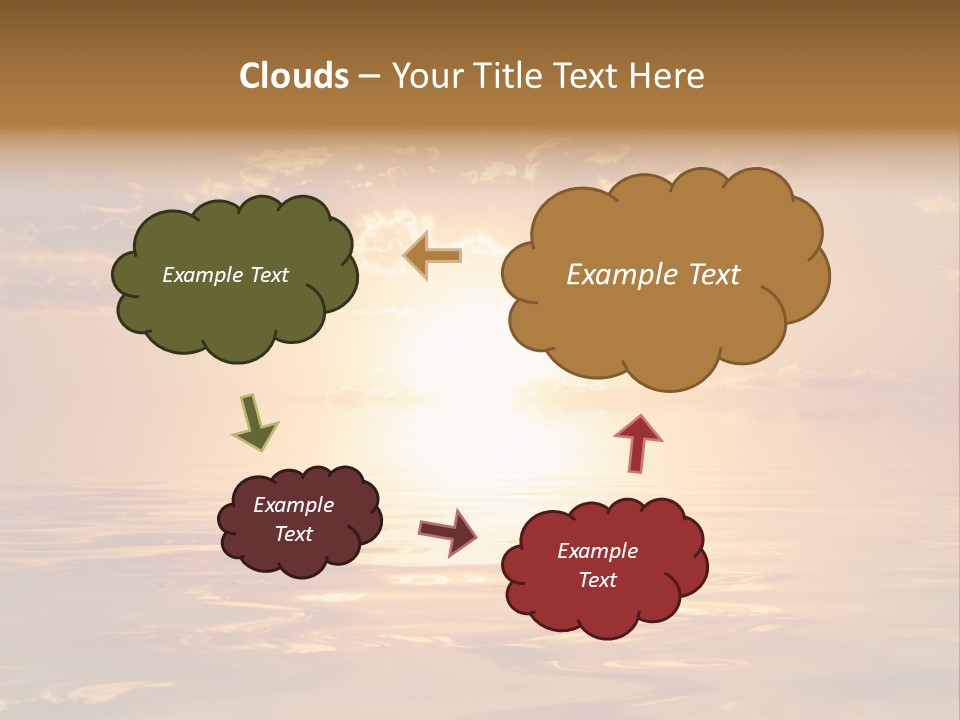 Tourism Ecological Texture PowerPoint Template