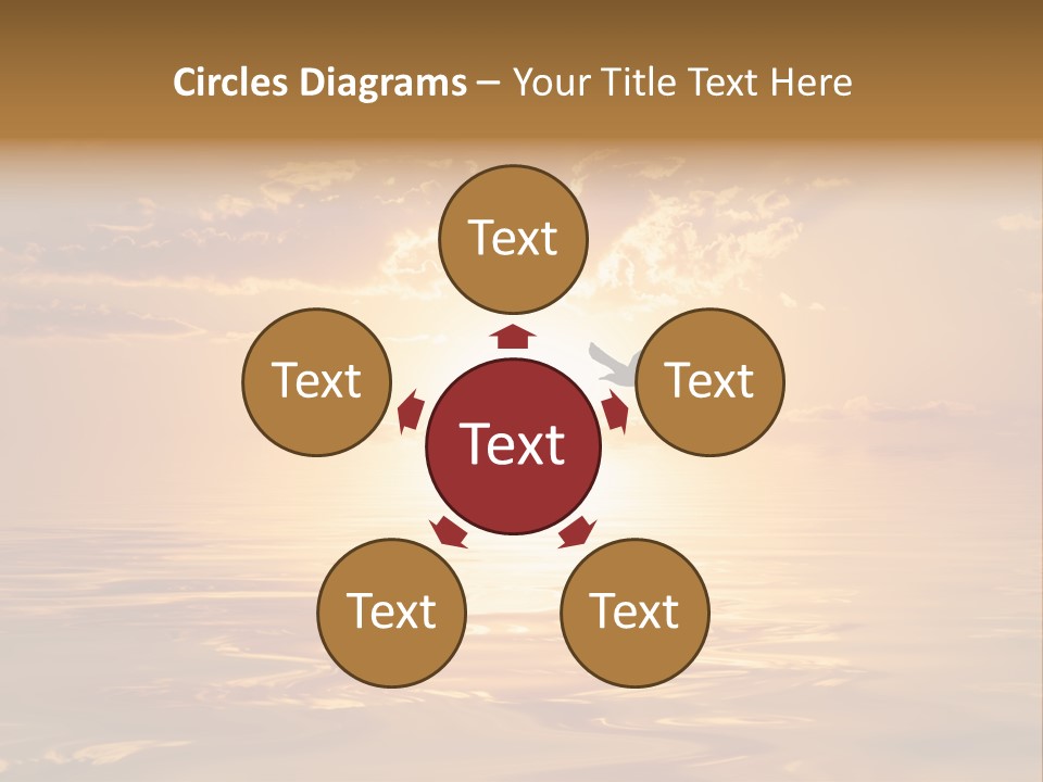 Tourism Ecological Texture PowerPoint Template