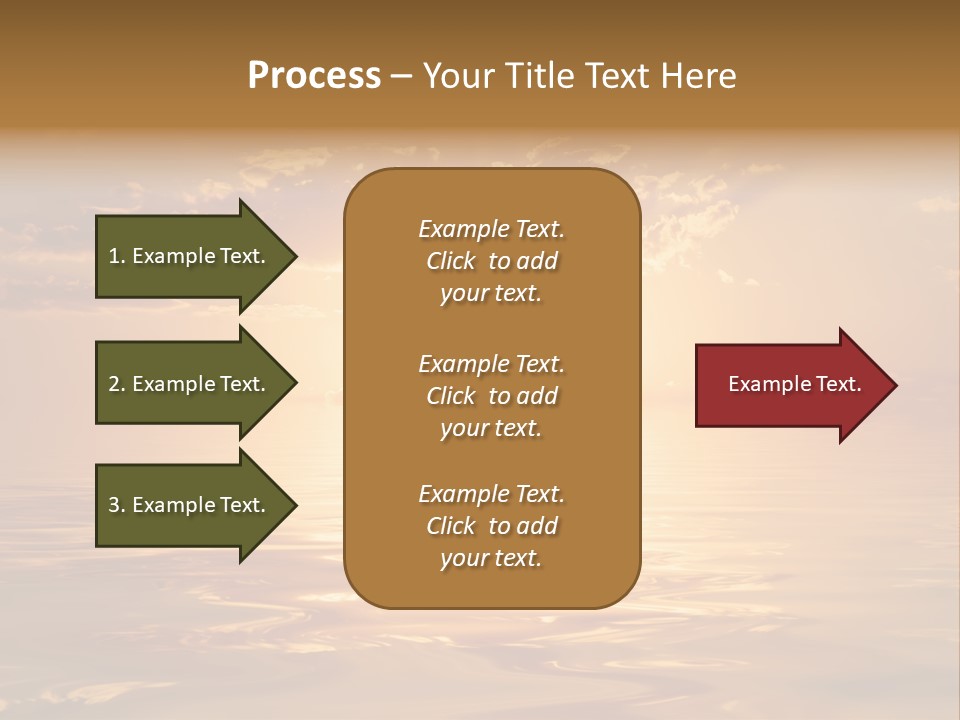 Tourism Ecological Texture PowerPoint Template