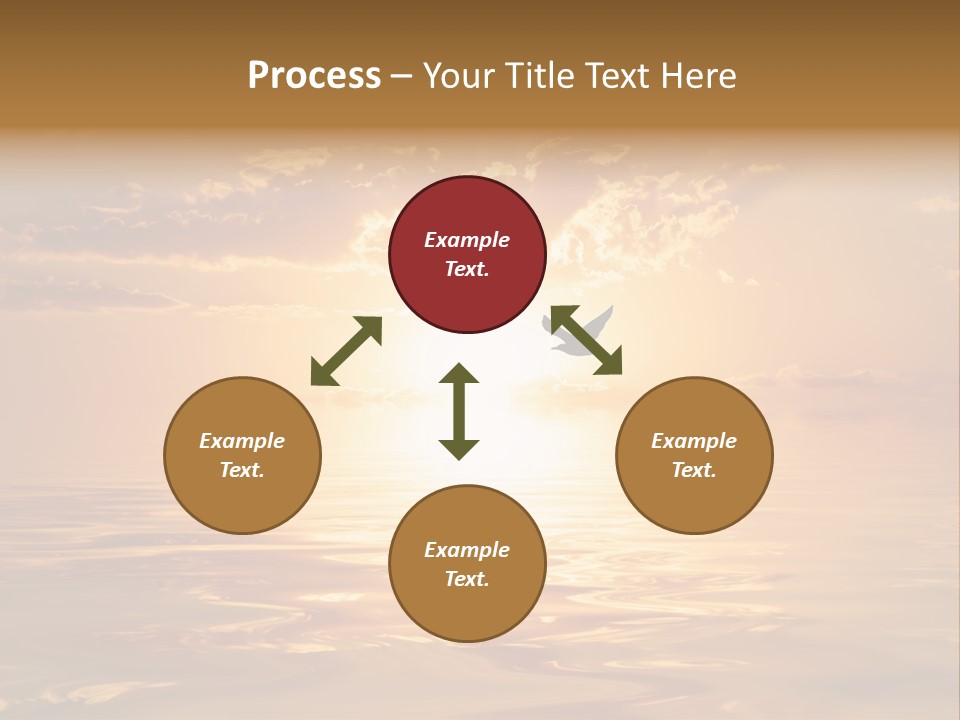 Tourism Ecological Texture PowerPoint Template