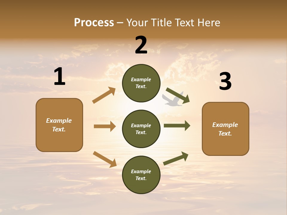 Tourism Ecological Texture PowerPoint Template