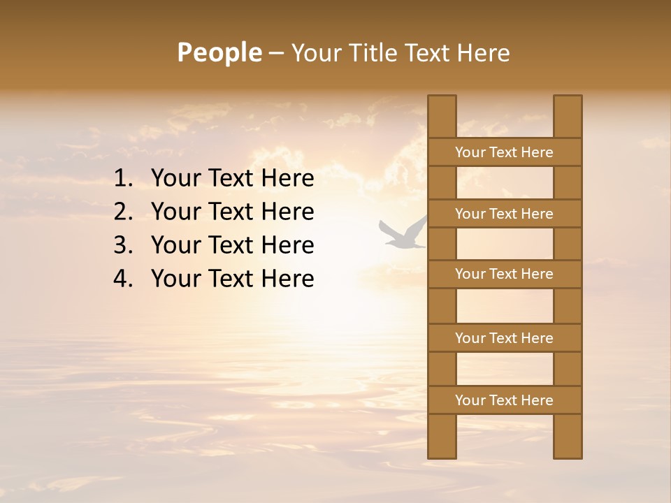 Tourism Ecological Texture PowerPoint Template