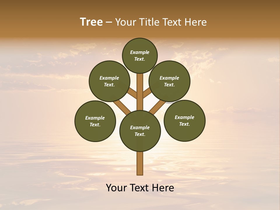 Tourism Ecological Texture PowerPoint Template