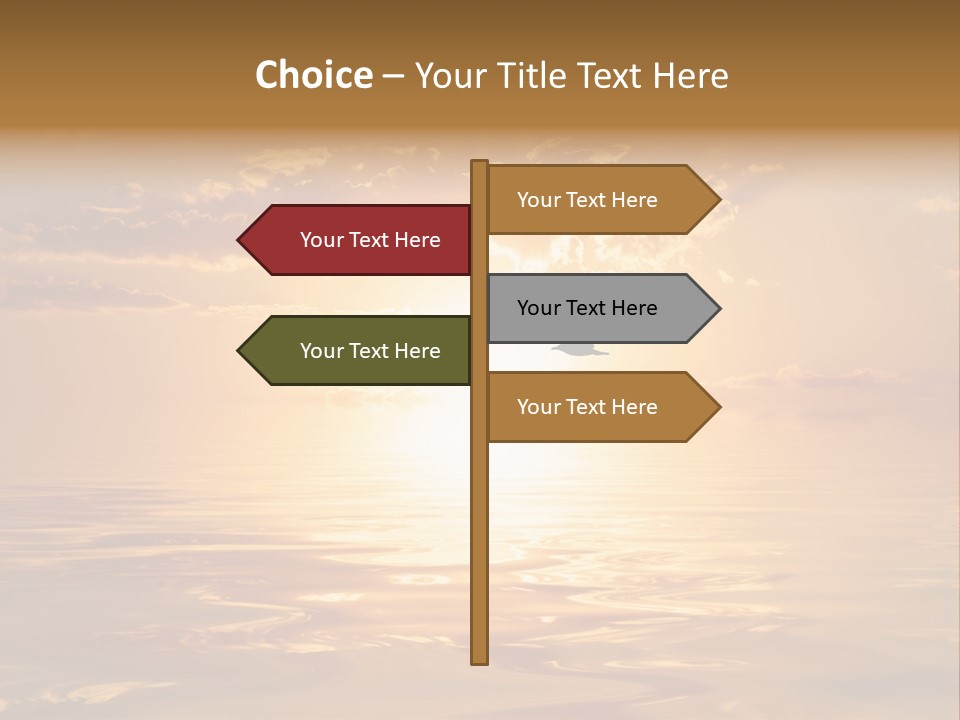 Tourism Ecological Texture PowerPoint Template