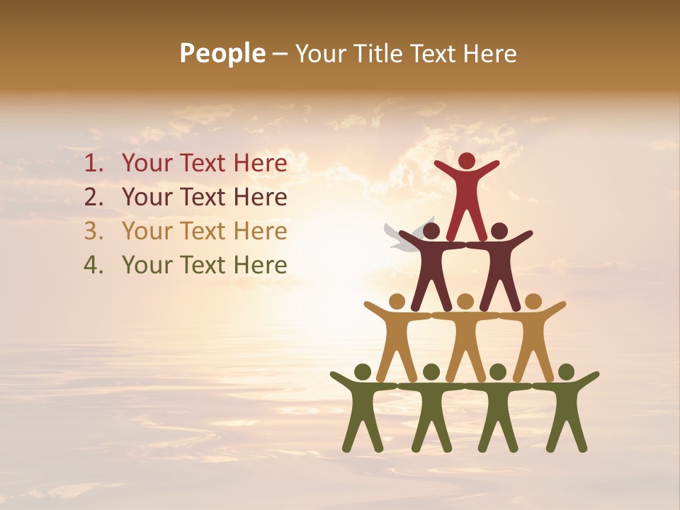 Tourism Ecological Texture PowerPoint Template