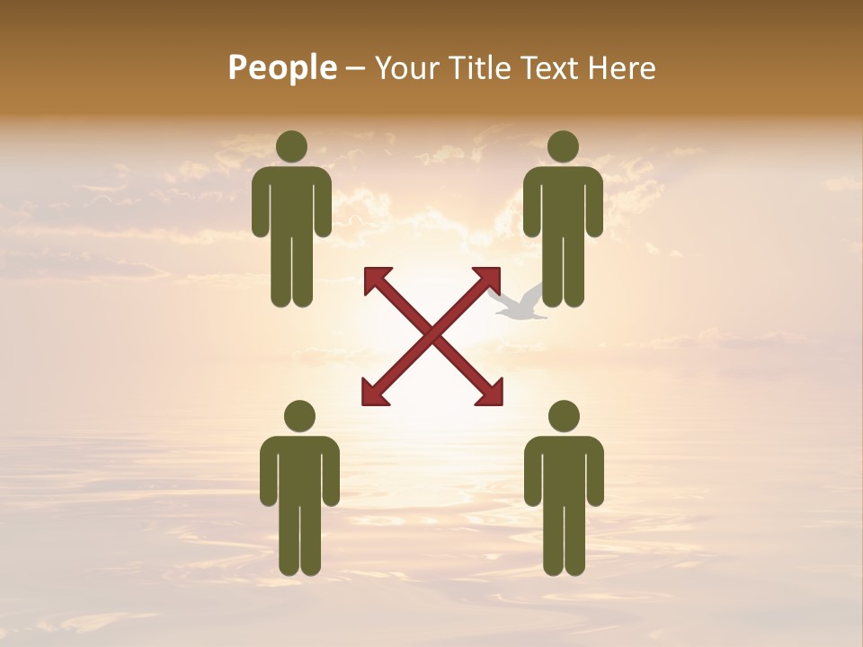 Tourism Ecological Texture PowerPoint Template