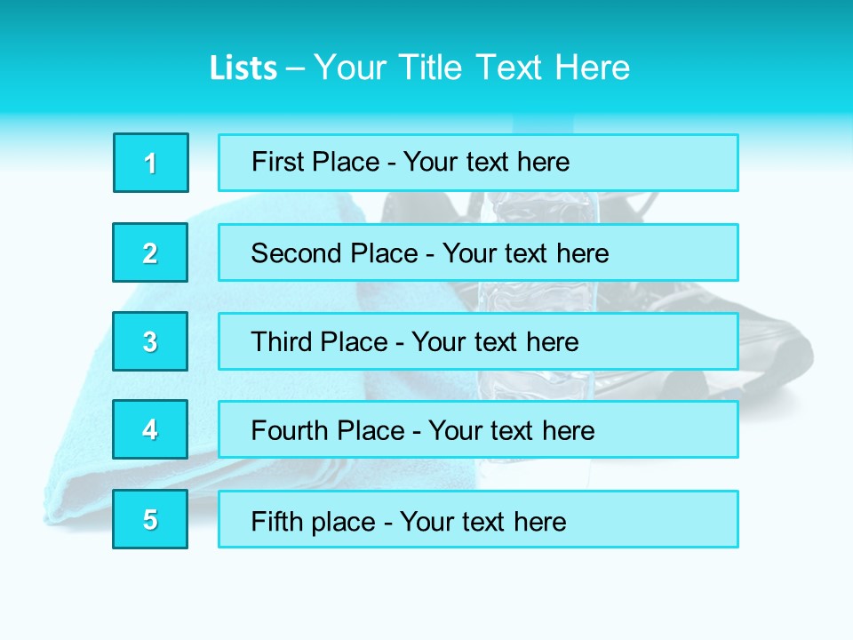 Fitness Equipment Gym PowerPoint Template