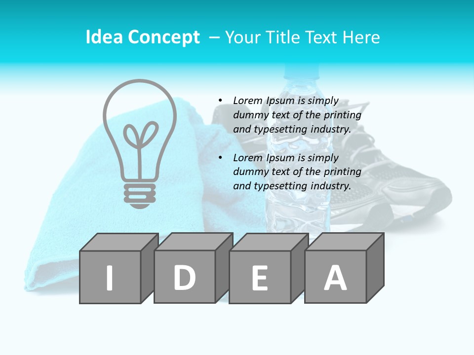 Fitness Equipment Gym PowerPoint Template