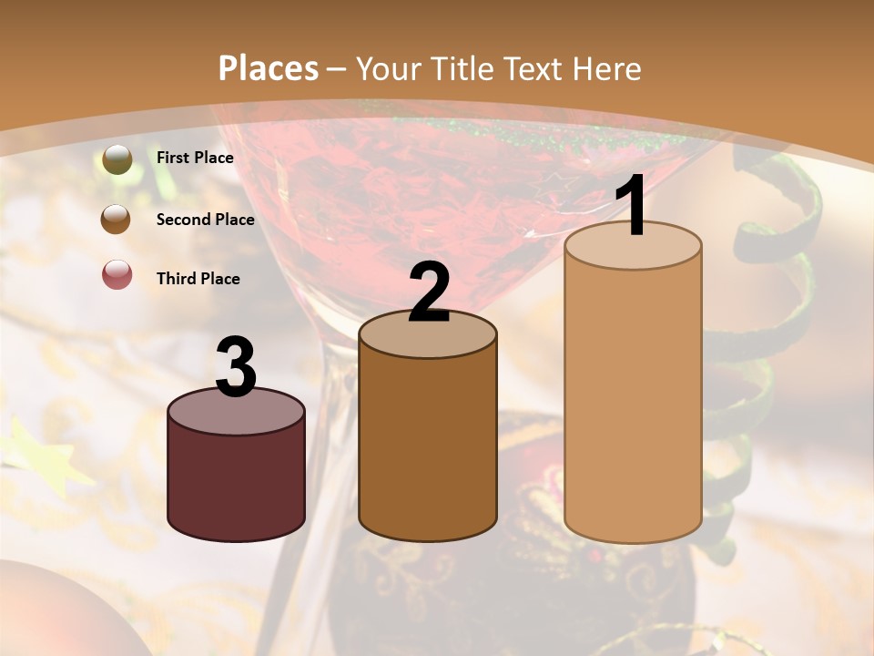 Gin Liqueur Juice PowerPoint Template