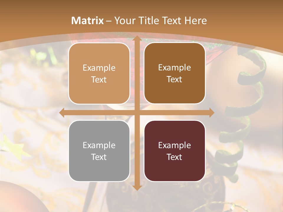 Gin Liqueur Juice PowerPoint Template