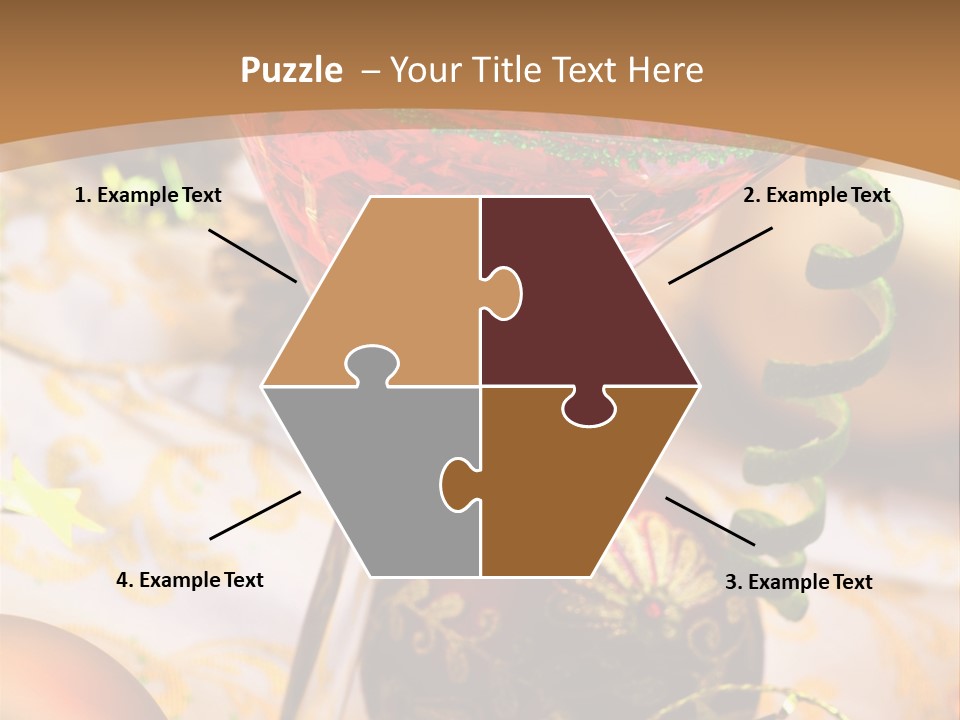 Gin Liqueur Juice PowerPoint Template