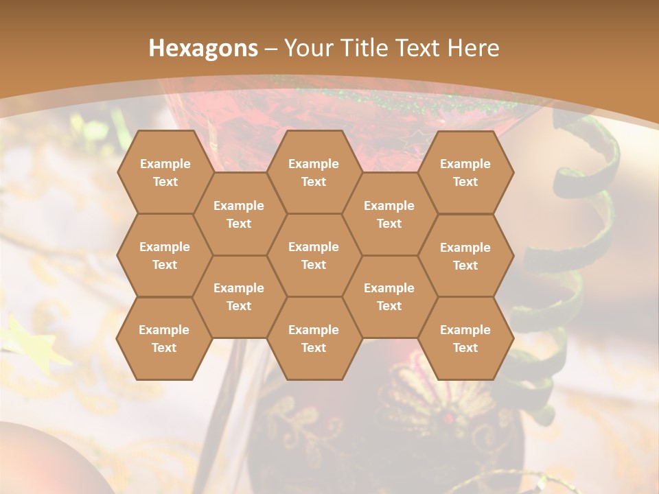 Gin Liqueur Juice PowerPoint Template