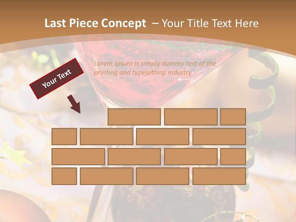 Gin Liqueur Juice PowerPoint Template