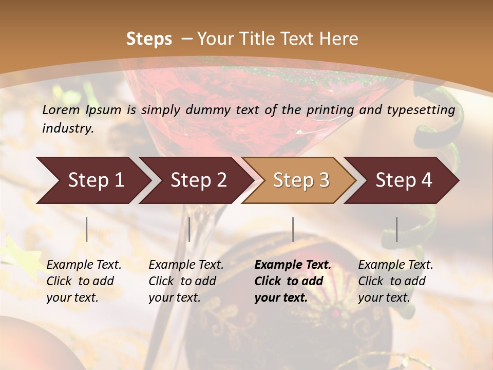 Gin Liqueur Juice PowerPoint Template