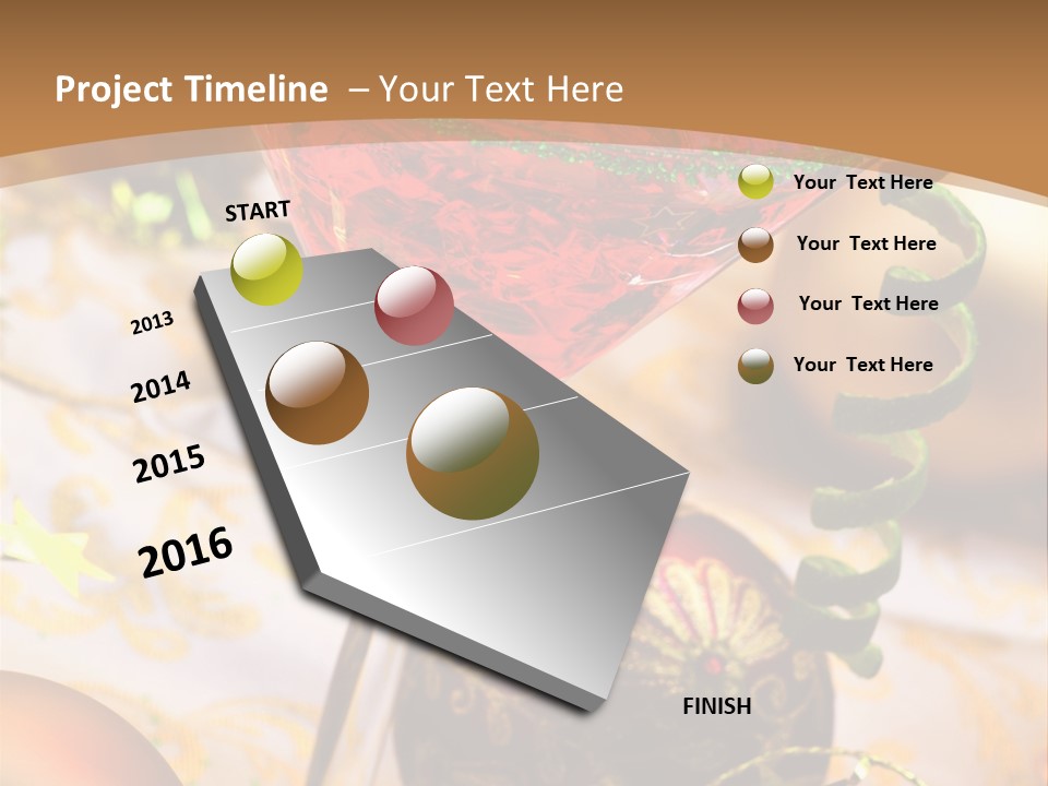Gin Liqueur Juice PowerPoint Template