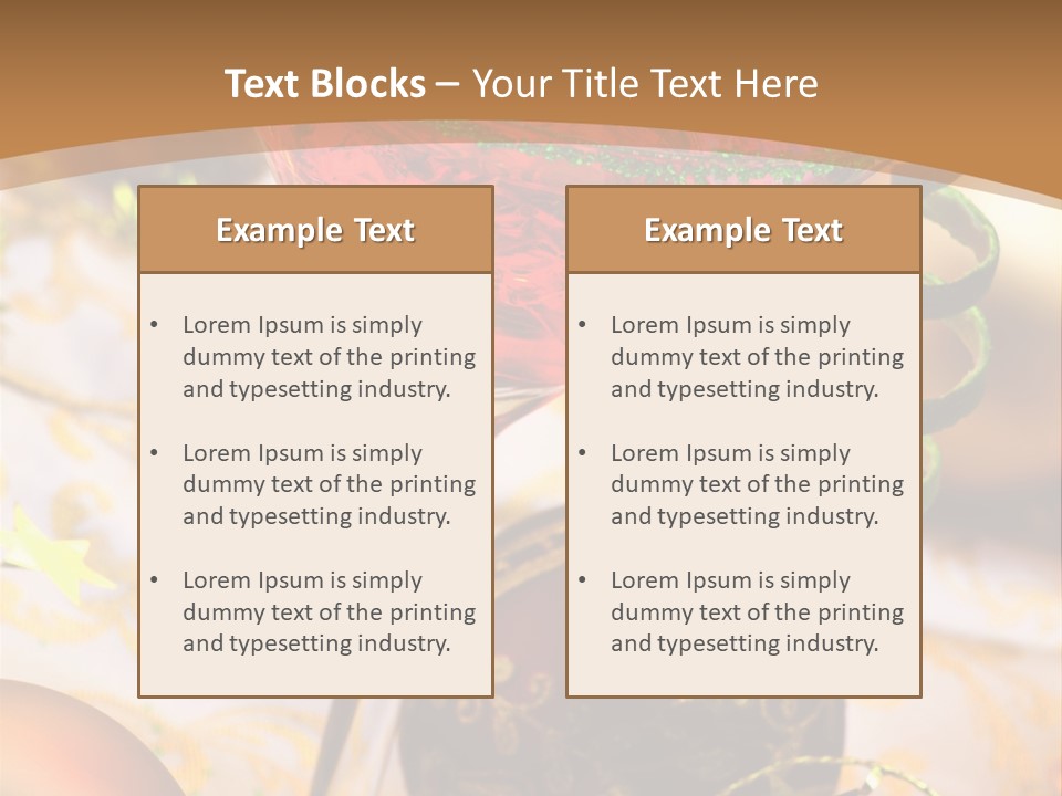 Gin Liqueur Juice PowerPoint Template