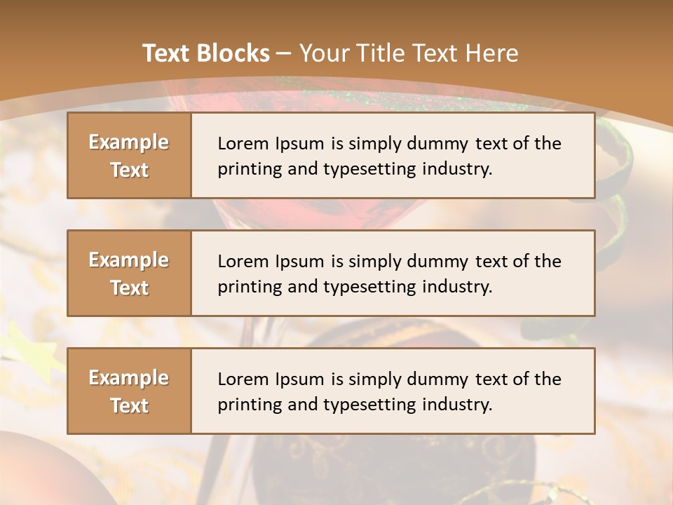 Gin Liqueur Juice PowerPoint Template