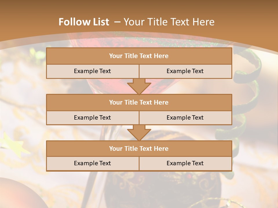 Gin Liqueur Juice PowerPoint Template