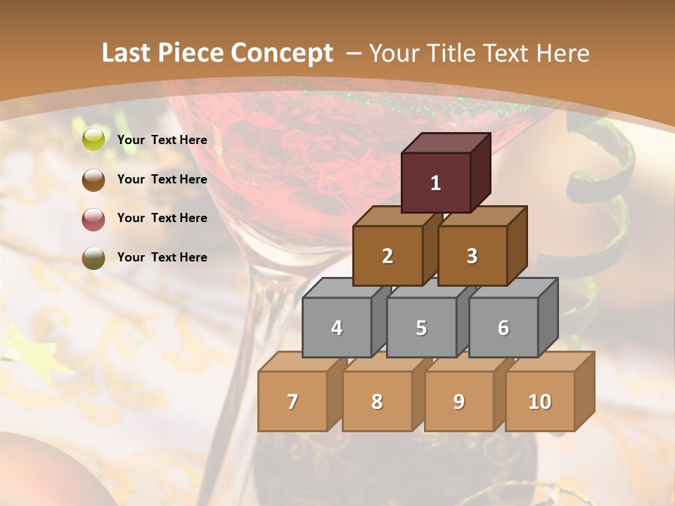 Gin Liqueur Juice PowerPoint Template