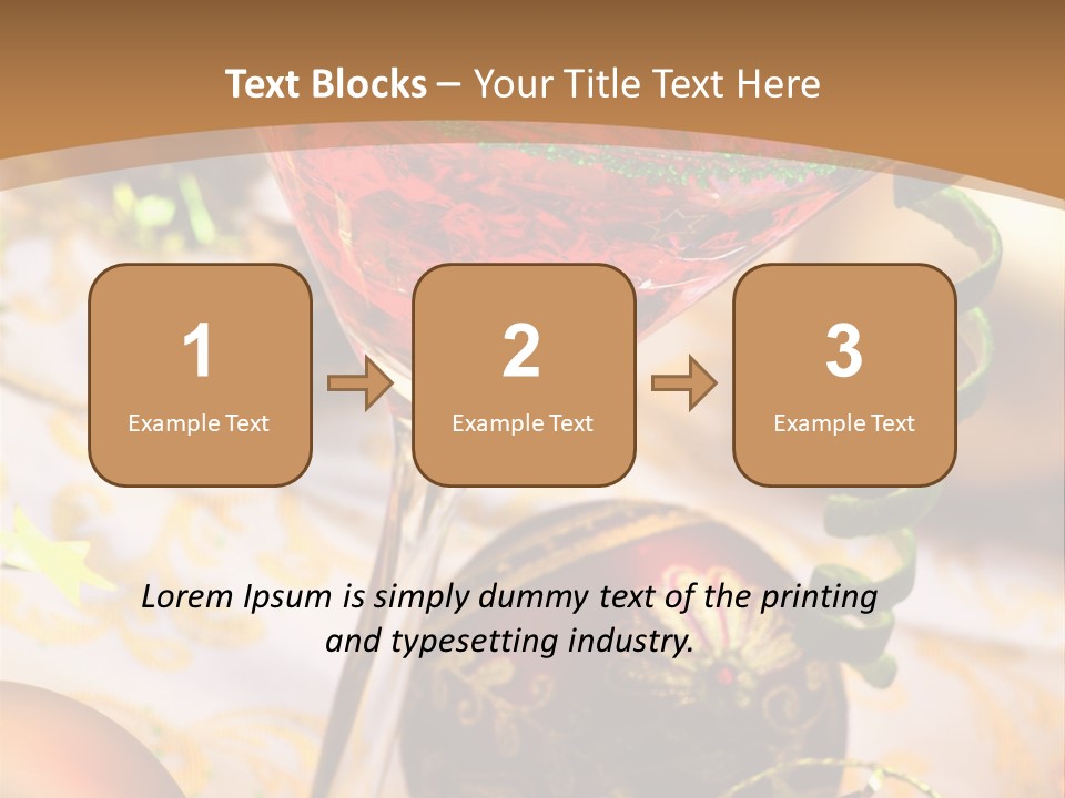 Gin Liqueur Juice PowerPoint Template