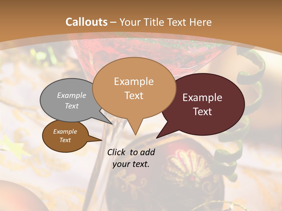 Gin Liqueur Juice PowerPoint Template