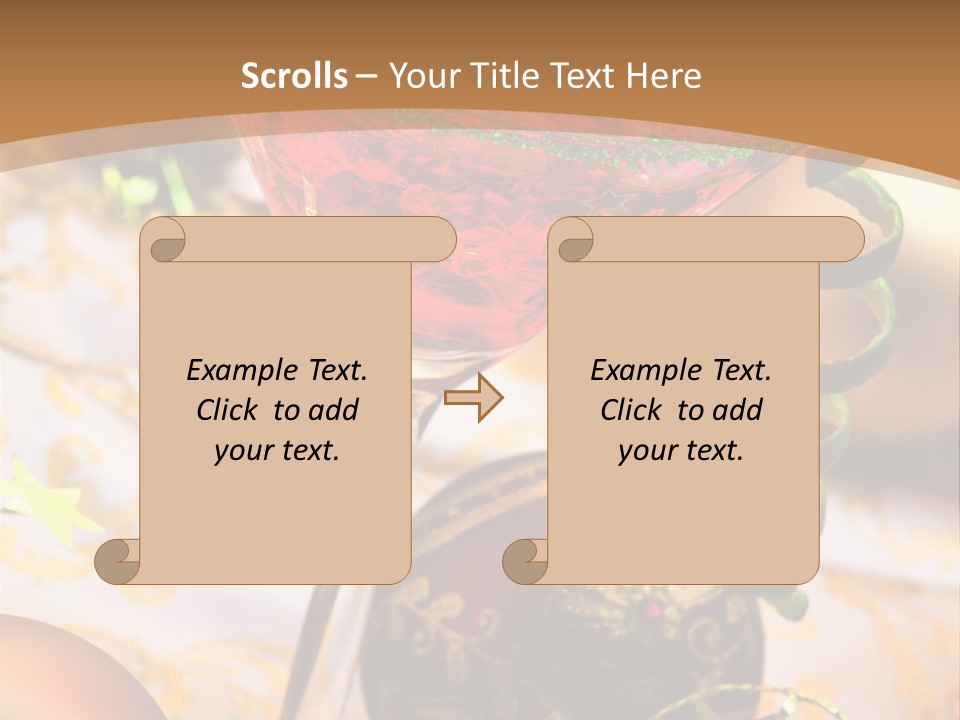 Gin Liqueur Juice PowerPoint Template
