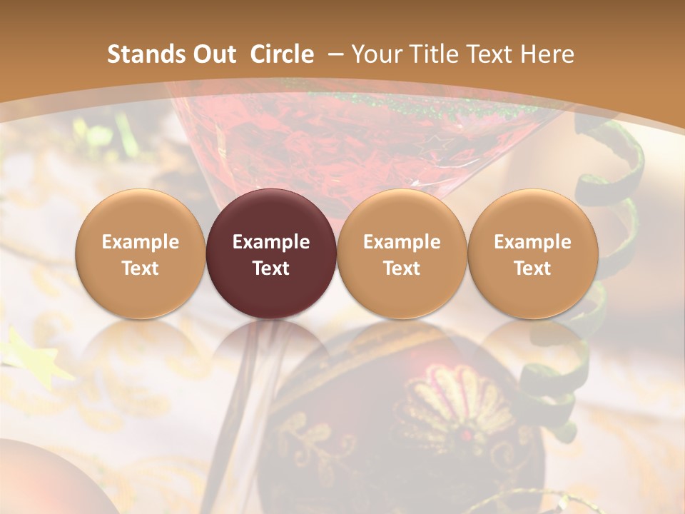 Gin Liqueur Juice PowerPoint Template