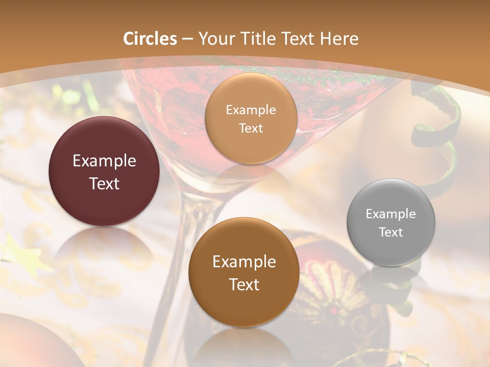 Gin Liqueur Juice PowerPoint Template