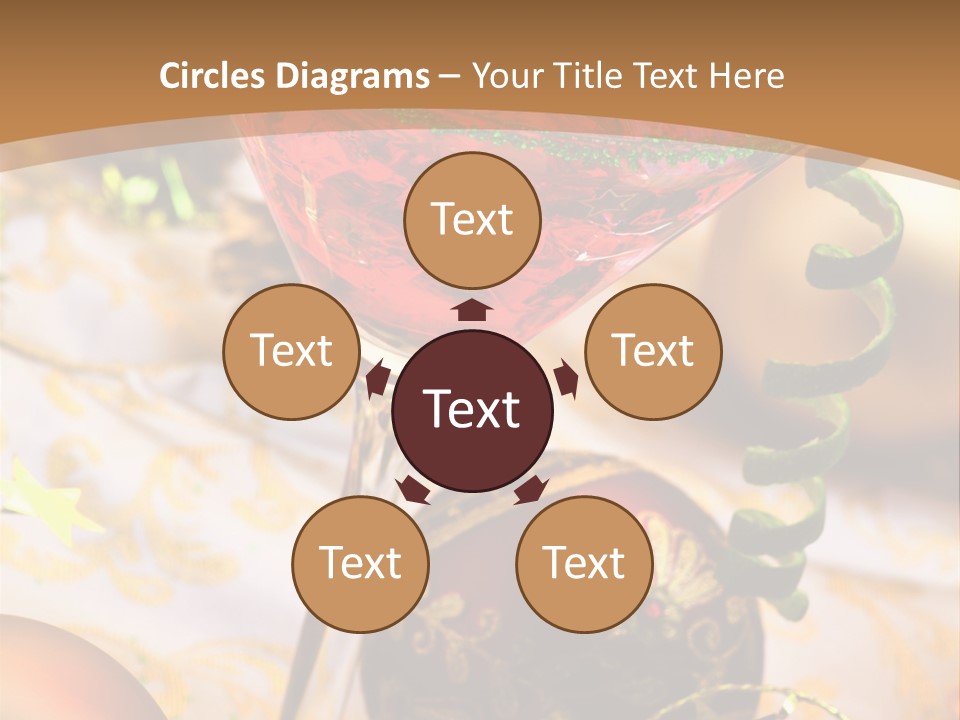 Gin Liqueur Juice PowerPoint Template