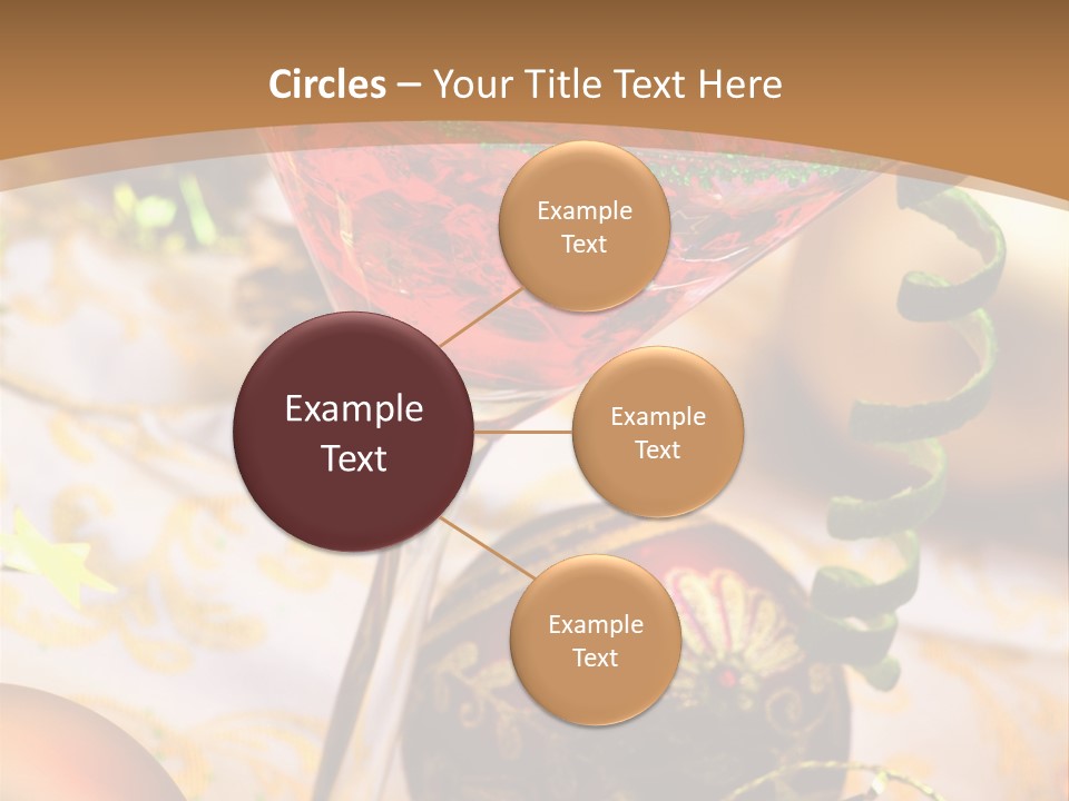 Gin Liqueur Juice PowerPoint Template