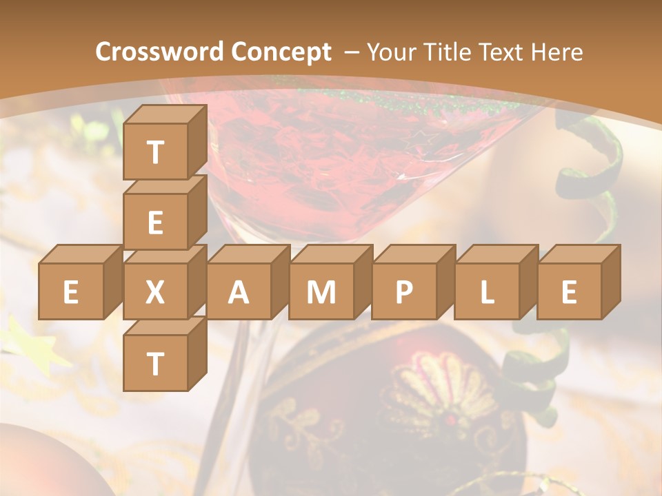 Gin Liqueur Juice PowerPoint Template