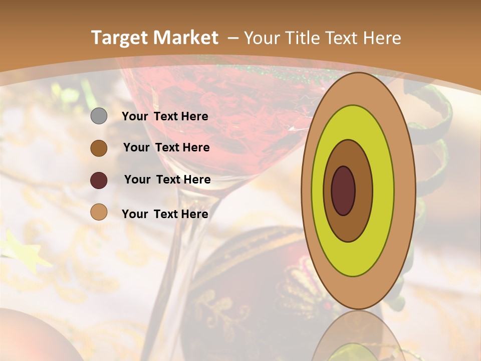 Gin Liqueur Juice PowerPoint Template